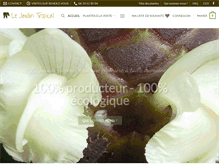 Tablet Screenshot of plantesexotiquesettropicales.com